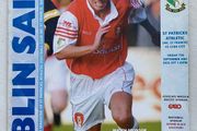 2001 St. Patrick's Athletic v Cork City - League of Ireland Premier Division Programme