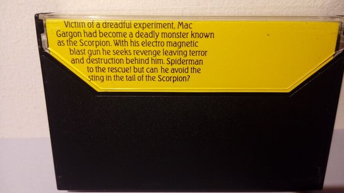 Rare 1985 Spider-Man The Scorpion Takes A Bride Spoken Word Story/Audiobook Cassette Tape