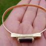 Vintage/Art Deco Style Avon Amethyst Glass Crystal Bracelet Image 8