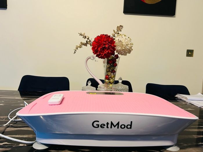 GetMod Smart Vibration Plate Treadmill Exercise Bike Upgraded for High Power Brushless Motor Bluetooth speaker with Enhanced Performance Exercise Machine Full Body Workout at home vibrational platform for Wellness and Fitness