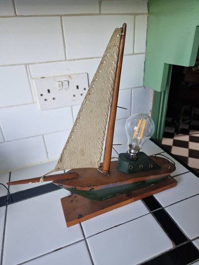 Asgard 1 Irish Mid Century period Vintage lamp model of  Asgard 1 wooden lamp