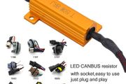 50W 6OHM CheckControl Load Resistor Warning Canceller Decoder Car Led Lamp OCB Load Resistor HID Xenon Headlight LED H1 H7 H8 H9 H11 9005 9006 Decoder Load Resistor Anti-Hyper Flash