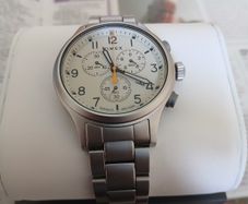 New Timex chronograph indiglo watch.