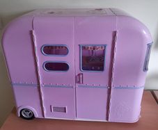 Our Generation pink Camper Van, jeep & doll
