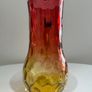 Victorian Amberina Art Glass Pitcher Jug.  Hand Blown c.1885 to 1900 Image 8