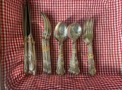 Vintage Newbridge EPNS A1 Silver Cutlery Bundle. Ideal for Crafts / DIY