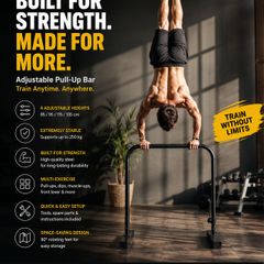 Adjustable Freestanding Pull-Up & Calisthenics Bar