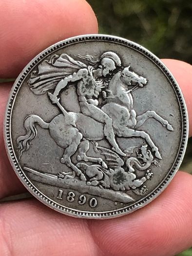 8 x Silver Victoria Crowns rare dates