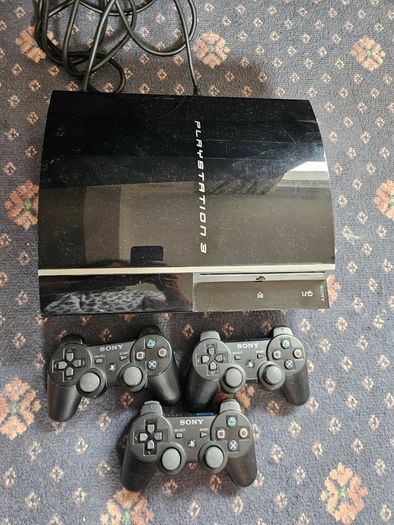 Ps3 fat 3x controllers 8x games