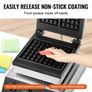 Commercial Waffle Maker, 2PCS Rectangle Waffle Baker Machine, 2000W Non-Stick Stainless Steel Belgian Waffle Iron with Temp and Time Control, Handle, for Restaurant Bakery Snack Bar Family Image 3