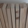 Single bed frame,  white solid wood. Image 5
