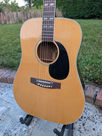 Angelica Vintage Acoustic Guitar