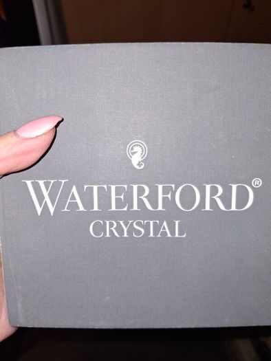 Waterford crystal coaster holder