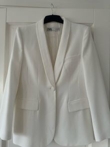 Blazer white fitted