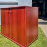 wooden computer desk unit - 0.91 x 0.49 x 0.75 Image 3