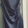 Adrianna Papell navy embellished rushed dress Sz 12UK - Rrp 125 (New) Image 5