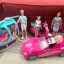 Barbie & friends, scooter , helicopter , car Image 2