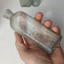 266 - Set of 4 Vintage Universal Medicine Chemicals Clear Glass Decorative Collectible Bottles Image 5