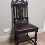 Early 20th century barley twist chairs Image 6