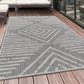 Rug Flat-Woven Retro Design Patio Balcony