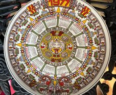 Vintage Wedgwood Of Etruria & Barlaston TONATIUH ( Aztec ) 1977 Calendar Plate