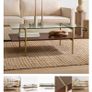 West Elm glass top Coffee Table 'Mid Century Art Display' Image 5