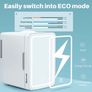 8 Can Skincare Fridge, AC/DC Portable Beauty Fridge for Skincare, Cosmetics, Bedroom Mirror & Light (MULTIPLE SIZES) Image 7