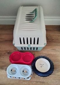 Cat Carrier and Accessories