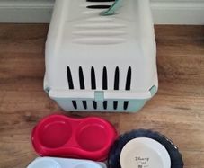 Cat Carrier and Accessories