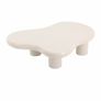 Scandinavian Cloud Coffee Table 120 x 79cm Modern White Living Room Centre Table. Image 5
