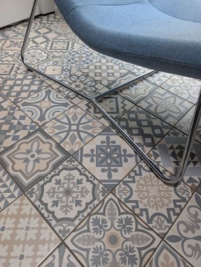 chair and footstool