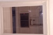 cream antique style mirror