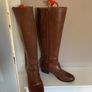 Rockport ladies chestnut, leather tall boots Image 4