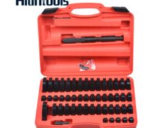 51pc Custom Bushing Bearing Seal Driver Push Press Disc Tool Set 18-65mm