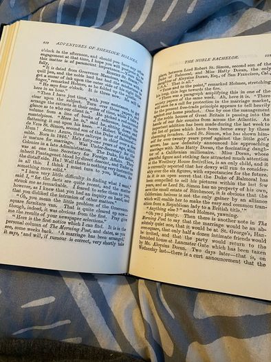 Vintage Hardback Sherlock Holmes book