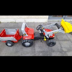 ride on tractor with trailer