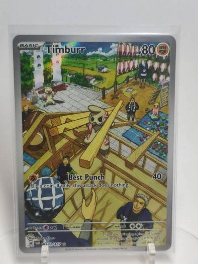 Timburr 183/167 TWM Twirling Masquerade Pokemon cards AR
