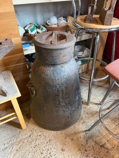 Large Milkchurns - a pair