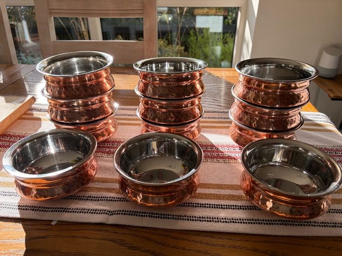 Copper serving dish 11cm