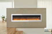 Elegant White Electric Inset Fire (FREE POSTAGE)