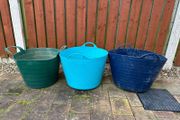 3 heavy duty buckets