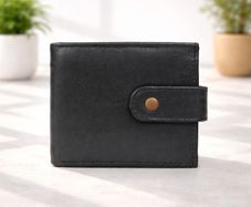 Leather RFID Wallet Slim Trifold Handmade Wallet Minimalist Card Holder