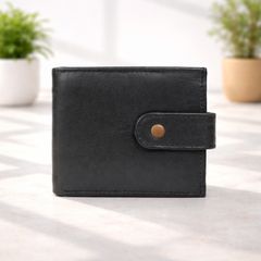 Genuine Leather RFID Wallet Slim Trifold Handmade Wallet for Men & Women