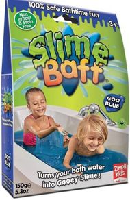 Slime Baff Blue, 1 Bath or 4 Play Uses from Zimpli Kids, Magically turns water into thick, colourful DIY slime, Children's Christmas Presents, Xmas Stocking Fillers MULTIPLE COLOURS AVAILABLE, SEE PHOTOS (FREE POSTAGE)