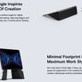 Moft  Snap Float Folio for iPad Pro 12.9" 4th, 5th & 6th Gen - Black Image 9
