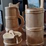 3 rustic handmade wooden containers Image 2
