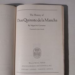 Great Books of The Western World - The History of Don Quixote de la Mancha by Miguel de Cervantes