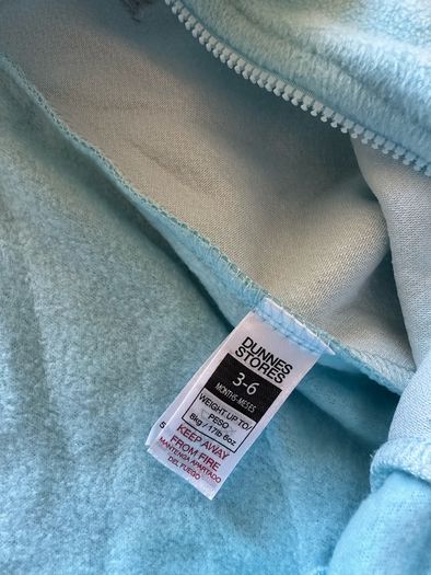 Fleece baby suit