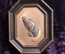 Praying Hands - Copper Wall Plaque by Magowan