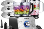 Food Processor Multifunctional, 3-Speed Food Processor and Blender Combo with 3.5 L Bowl, 1.5 L Blender Jug, Simple Operation for Blending, Dicing, Slicing, Shredding, Mincing, and Pureeing
